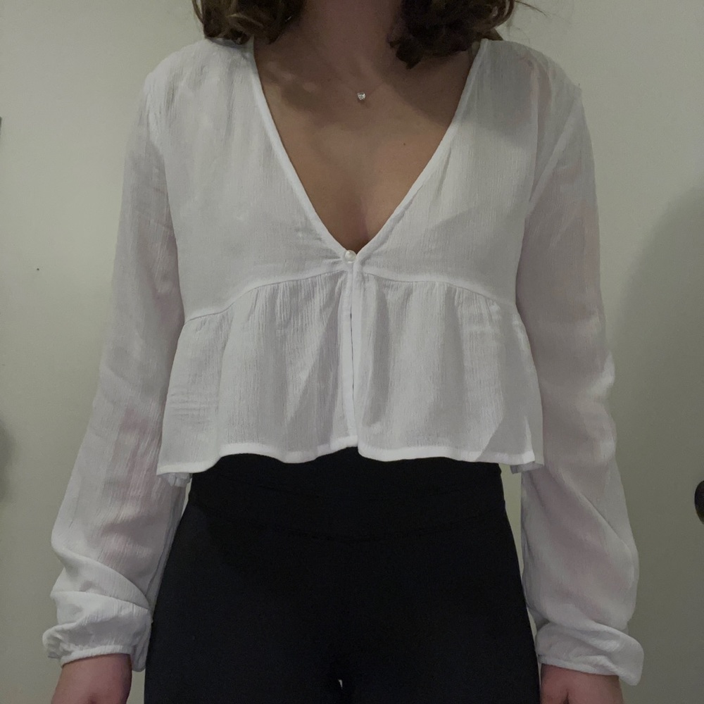 Urban Outfitters Cropped Blouse
